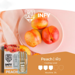 Peach: กลิ่นพีช ที่สวยงามด้วยกลิ่นหอมเจ้าของพีช ความหวานสมดุลและอร่อยเป็นอย่างมาก.