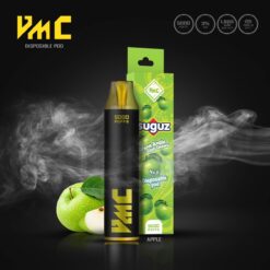 VMC POD 5000 Puffs กลิ่น Suguz มีกลิ่นหอมของแอปเปิ้ลเขียว ที่ราบรื่นและเย็นสบาย กลิ่นนี้สร้างความรู้สึกเหมือนคุณกำลังกัดแอปเปิ้ลที่สดชื่น