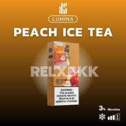 PEACH ICED TEA: การผสมของลูกพีชกับชาเย็น หอมหวานและนุ่มนิ่ม สร้างความสดชื่นและหอมแบบพิเศษ