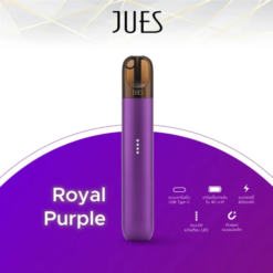 Jues Device สี Royal Purple มีสีเป็นสีม่วงที่เข้มข้นและเสริมด้วยความเป็นสง่างาม เป็นสีที่เรียงตัวอยู่ในชั้นแนวตั้ง แสดงถึงความเจริญรุ่งเรืองและความสำคัญ