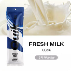KS Quik 2000 Puffs Fesh Milk: สัมผัสกลิ่นนมสดแบบเต็มที่ ให้ความสดชื่นและอบอุ่นเหมือนดื่มนมยามเช้า