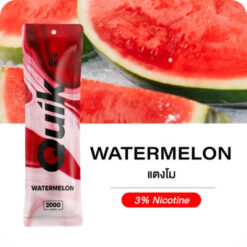 KS Quik 2000 Puffs Watermelon: รสชาติที่หวานและสดชื่นของแตงโม ทำให้คุณรู้สึกเหมือนกินแตงโมสดใหม่