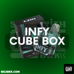 INFY Cube Box ทรงสี่เหลี่ยม เปลี่ยนหัวได้ ดีไซน์ใหม่! แบทอึด เครื่องพลาสติกใส น้ำหนักเบา! พบกับ พอตระบบ Close system ตัวใหม่จากล่าสุดจากแบรนด์ This is Salt