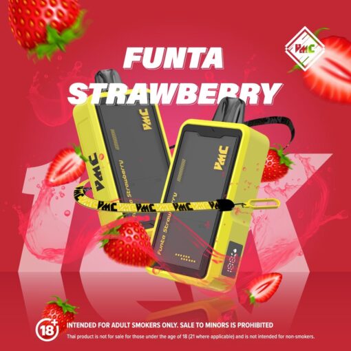 VMC 12000 Puffs แฟนต้าสตรอว์เบอร์รี่ Funta Strawberry
