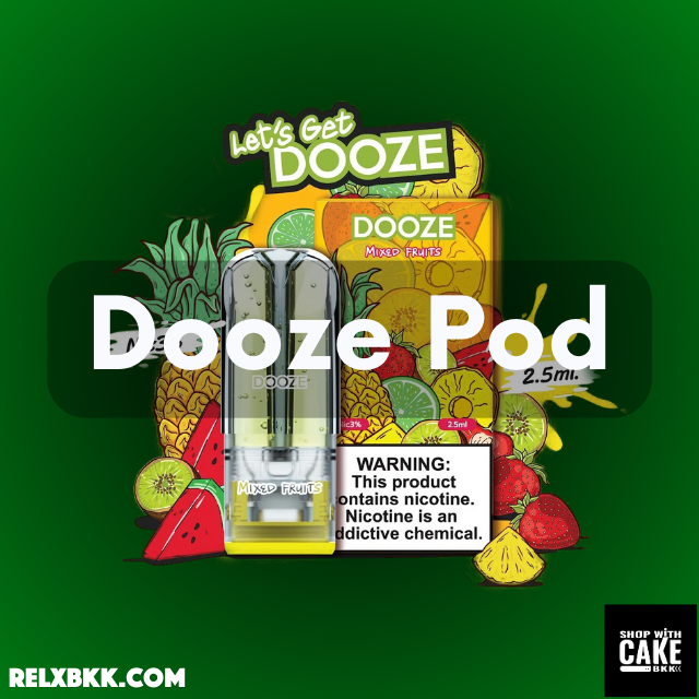 น้ำยา Dooze Pod ได้รับความนิยมมากมายจากผู้ใช้ที่ต้องการความหลากหลายในรสชาติของน้ำยา Saltnic โดยน้ำยานี้มีทุกรสที่คุณต้องการ