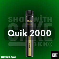 KS Quik 2000 Puffs ราคาส่ง พอตใช้แล้วทิ้งจากแบรนด์ KS สูบได้มากถึง 2000 คำ มีกลิ่นให้เลือกมากถึง 30 กลิ่น ขาย KS Quik 2000 คำ ราคาถูก ส่งด่วน กทม.ใน 1ชม.