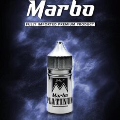Marbo Platinum Salt Nic มาโบเงินซอลต์นิค มาโบโร่ขวดเงินกลิ่นองุ่นผสมแอปเปิ้ลหลากหลายสายชนิดผสมจนออกมาเป็นรสชาติอร่อยเข้มข้นนิคแน่นเย็นกำลังพอดี