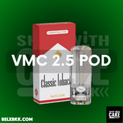 VMC Pod 2.5ml หัวพอตน้ำยาในบุหรี่ไฟฟ้า อัพเกรดและเพิ่มปริมาณน้ำยา มาให้อย่างจุใจ VMC Pod 2.5ml ราคาถูก ส่งด่วน กทม แมส Grab ,Line Man ราคาส่ง ยกกล่อง ยกลัง