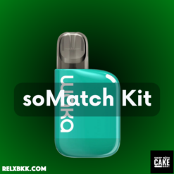 WAKA soMatch Mini Kit ถือเป็นพอดของบุหรี่ไฟฟ้าที่เปิดตัวเป็นครั้งแรรุ่นพิเศษ พอตเปลี่ยนหัวจาก Waka ภายใต้แบรนด์บุหรี่ไฟฟ้าชั้นนำระดับโลกอย่าง Relx