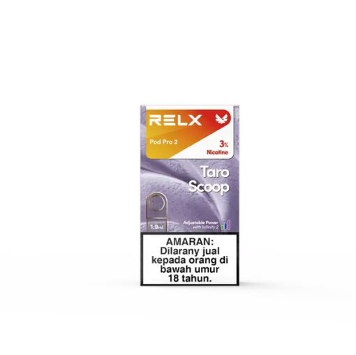 Relx Pod Pro 2 กลิ่นไอติมเผือกTaro Scoop