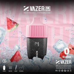 VAZER 9000 PUFF Watermelon: กลิ่นแตงโมหวานหอม ผลไม้สายหวาน คลายร้อน เย็นสดชื่น
