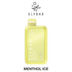 ELFBAR RAYA D1 กลิ่น Menthol Ice (มิ้นท์เย็น): กลิ่นมิ้นท์ เย็นสุดขั้ว หอมมิ้นท์เต็มๆคำ