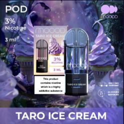 Moood Pod Taro Ice Cream : กลิ่นไอศครีมเผือก หวานมันกับรสชาติเผือกที่เป็นเอกลักษณ์, มอบความเย็นสบายในทุกคำ