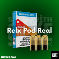 Relx Pod Real ราคาส่ง หัวพอตรรุ่นใหม่ล่าสุด เพิ่มปริมาณน้ำยา 3 ห้วใน 1 กล่อง กลิ่นชัด พร้อมส่งด่วน แมส Grab Line Man ขายหัวพอต รีแลค เรียล ราคาถูก