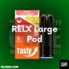 Relx Pod large ราคาส่ง หัวพอตรรุ่นใหม่ล่าสุด เพิ่มปริมาณน้ำยา 3 ห้วใน 1 กล่อง กลิ่นชัด พร้อมส่งด่วน แมส Grab Line Man ขายหัวพอต รีแลค ลาจ ราคาถูก