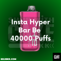 Insta Hyper Bar Be 40000 Puffs ราคาส่ง พอตใช้แล้วทิ้ง จาก Instabar / Hyperbar สูบได้ถึง 40000 คำ มีให้เลือกถึง 20 กลิ่น ขาย Insta Bar Be 40K ราคาถูก ส่งด่วน