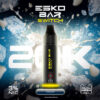 Esko Bar 20000 Puffs ชาร์จได้ ปรับไฟ ปรับลม Dual Coil ไอน้ำแน่น รสชัด 15 รส นิค 3% พร้อมหน้าจอ LED ใช้งานยาวนาน คุ้มค่าสำหรับทุกคน