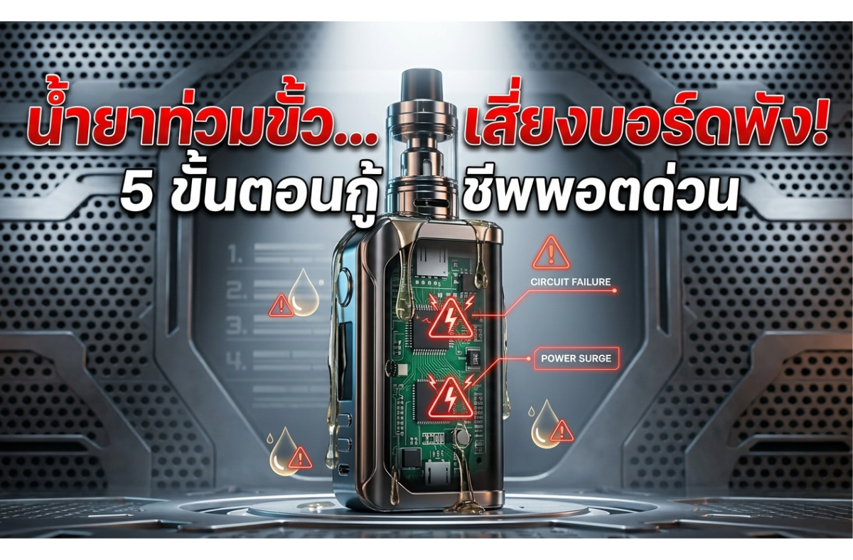 วิธีแก้ปัญหาพอตรั่วซึม เจาะลึกสาเหตุจากแรงดันอากาศ พฤติกรรมการสูบ พร้อมแชร์ 5 ขั้นตอนปฐมพยาบาลด่วนเมื่อน้ำยาท่วมขั้วไฟ ก่อนเครื่องช็อตพังถาวร